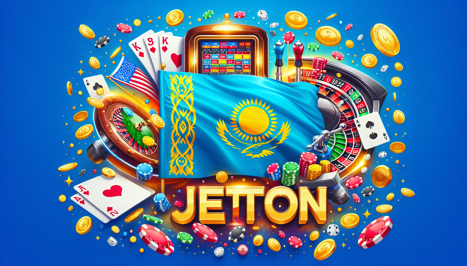 логотип онлайн казино JetTon на темном фоне